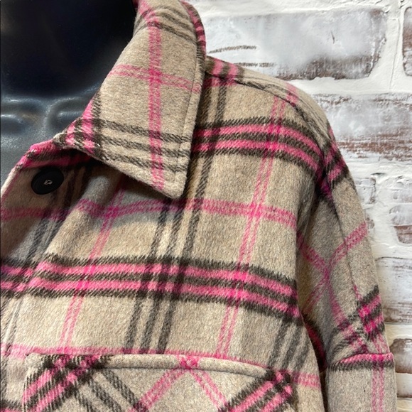 Timing Pink and Tan Plaid Skirt - Picture 5 of 8